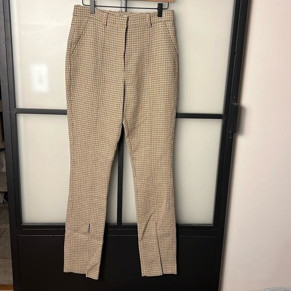 NWT A.L.C. Edwin Pants in Brown size 6 - Picture 2 of 12
